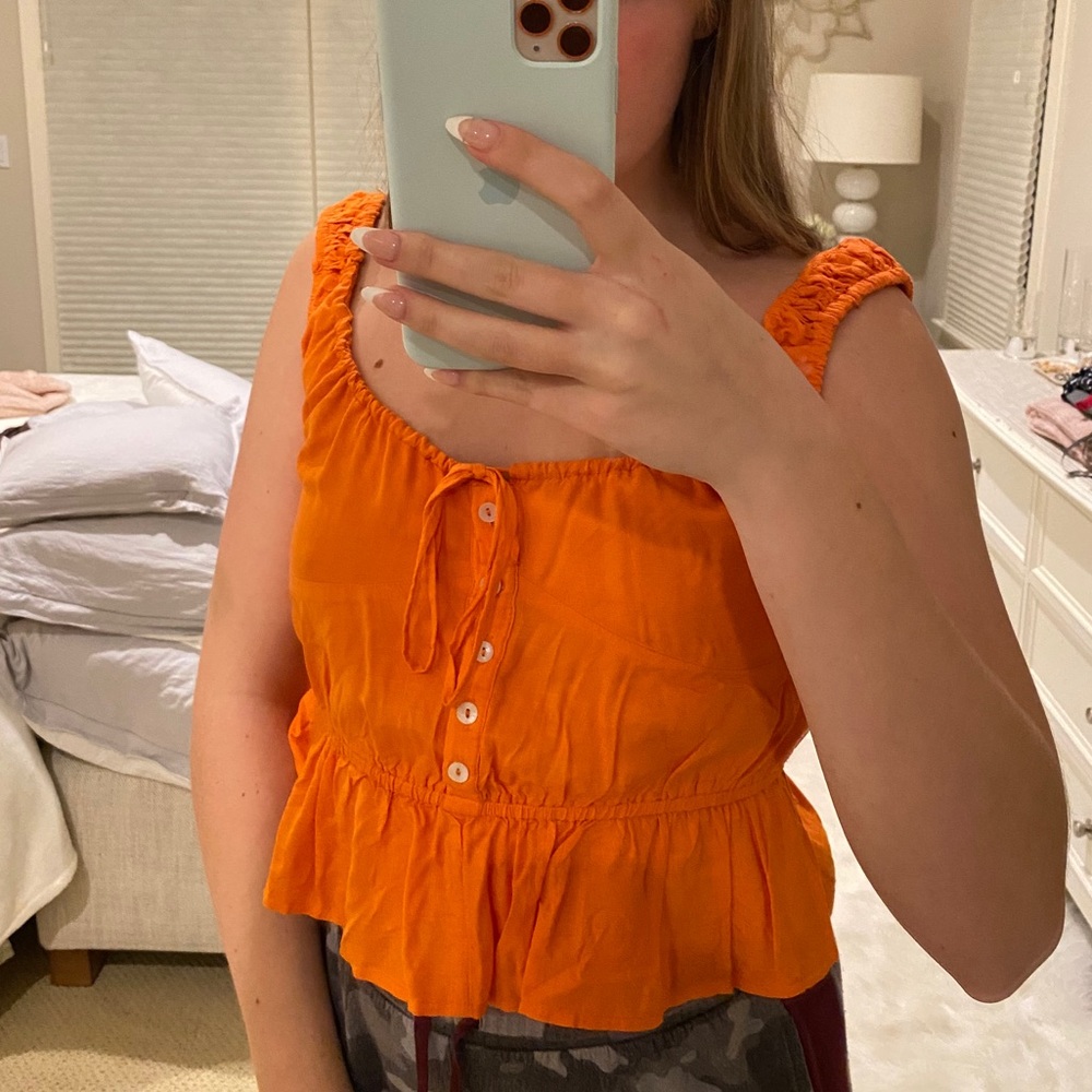 Urban Outfitters Orange blouse